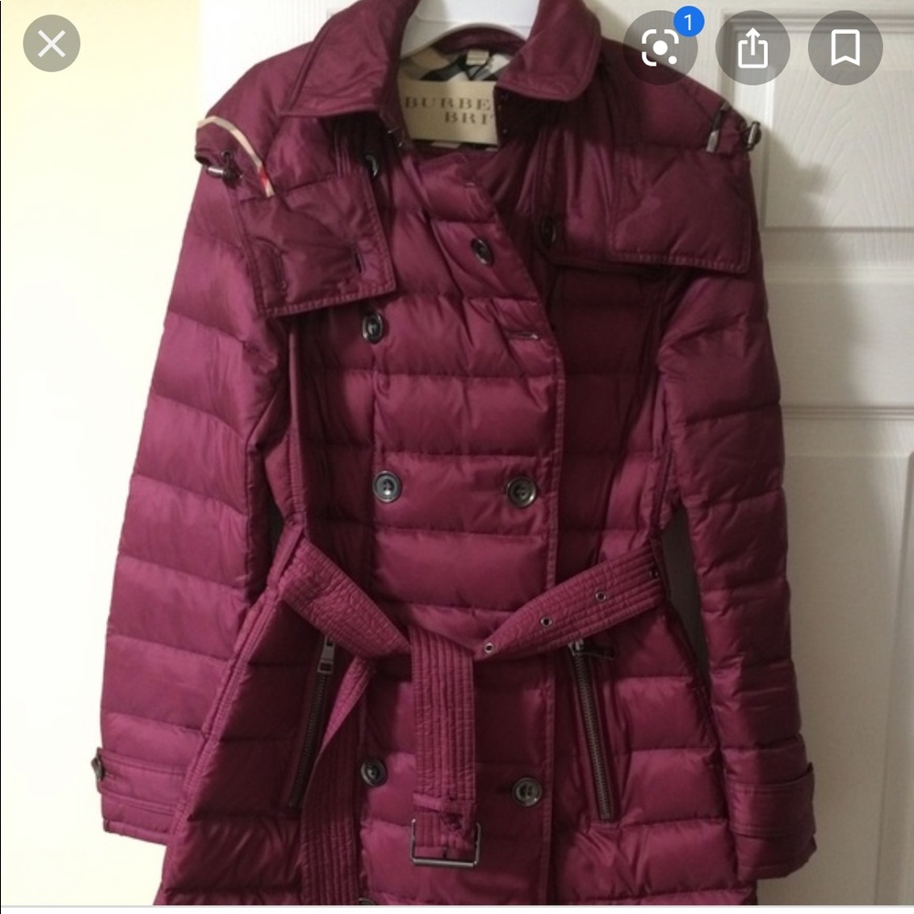 Burberry Brit Goose down hooded Puffer.